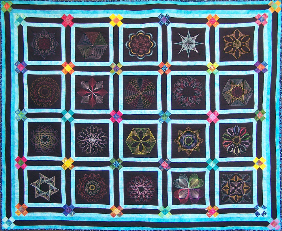 Thread Art Designs available for purchase from On Point Quilter.