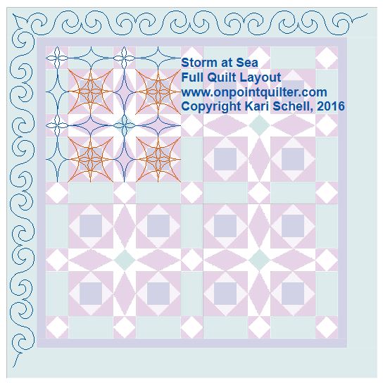 Digital Quilting Design by On Point Quilter