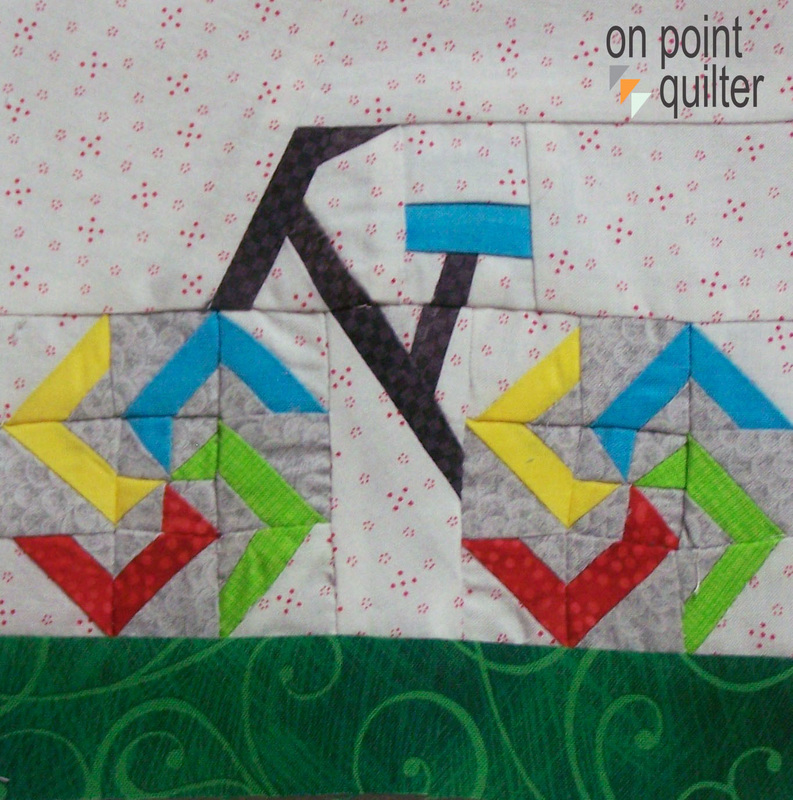 Paper Pieced Pattern Available at On Point Quilter